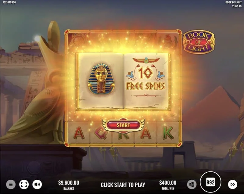 Book of Lights - Kveikir Free Spins og stækkandi tákn
